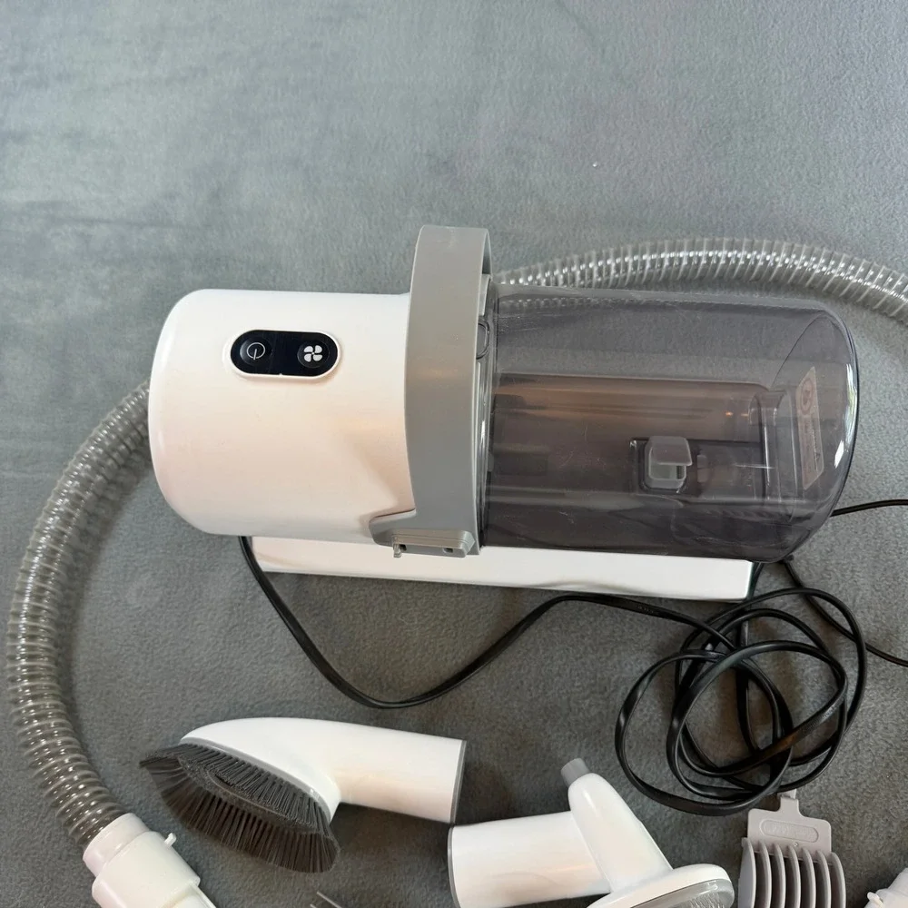 FIXR Dog Grooming Vacuum 12000Pa Low Noise Pet Grooming Kit with Hair Clippers